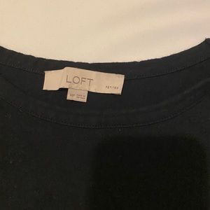 Basic black cotton dress